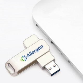 Metal Swing Silver USB flash drive - 16GB 04
