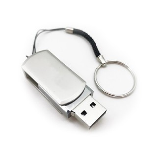 Mini Metal Swivel USB flash drive with HP Strap - 8GB 05