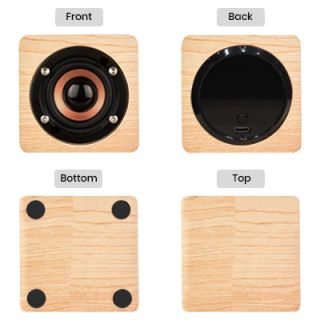 Mini Nelson Wooden Bluetooth Speaker - 400mAh Battery 08