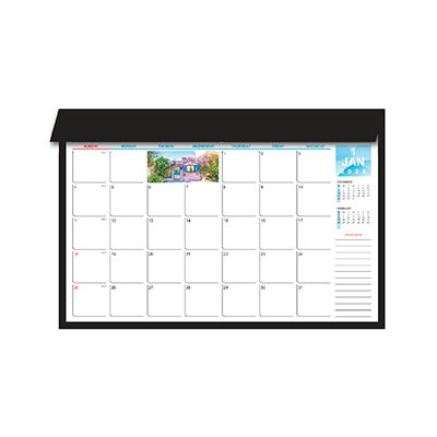 Mini PVC Desk Planner