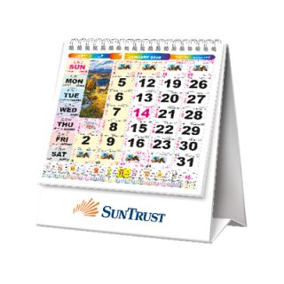 Mini Racing Horse Desk Calendar 2026 02