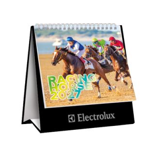 Mini Racing Horse with Stand Calendar 2027 01