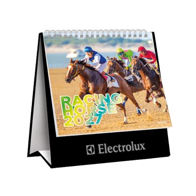 Mini Racing Horse with Stand Calendar 2027