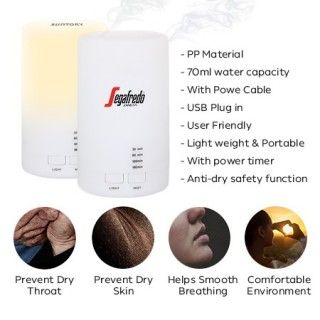 MIST Aromatherapy Humidifier Diffuser with LED 12