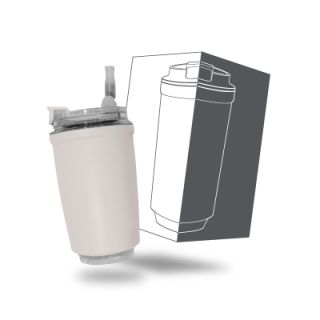 MOFI Stainless Steel Tumbler with Straw - 380ml 06