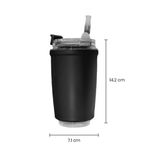MOFI Stainless Steel Tumbler with Straw - 380ml 07