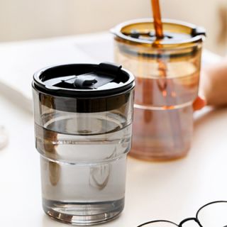 MONTE 2 Premium Color Glass Mug with PU Sleeve- 400ml 05