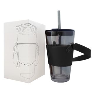 MONTE 3 Premium Color Glass Mug with PU Sleeve - 450ml 09