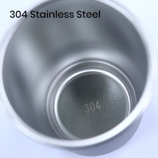 MUGG Stainless Steel Mug with Top Lid - 300ml 10