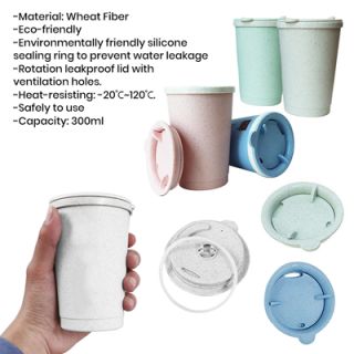 Natural Eco-Wheat Tumbler - 300ml 10