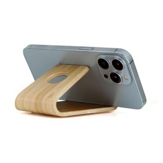 Natural Wooden Smartphone Stand 04