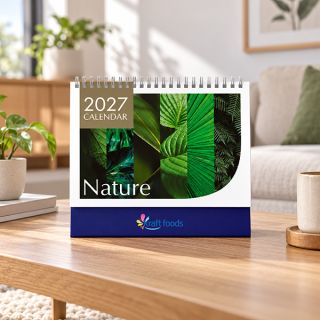 Nature Wire-O Desk Calendar 2027 02