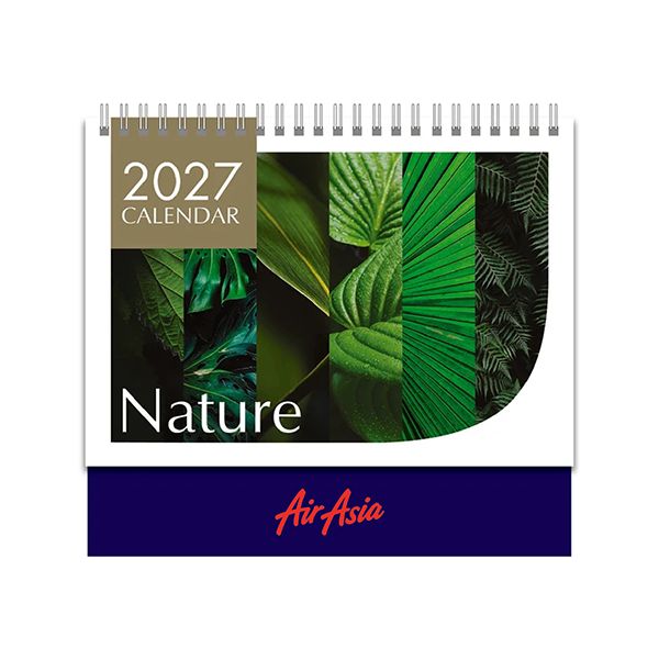 Nature Wire-O Desk Calendar 2027