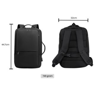 NERO 2 Way Travel Laptop Backpack with USB Port 10