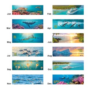 Ocean Escape Calendar 2026 03