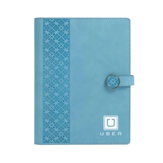 Orbit Motif PU Executive Notebook - A5 Size