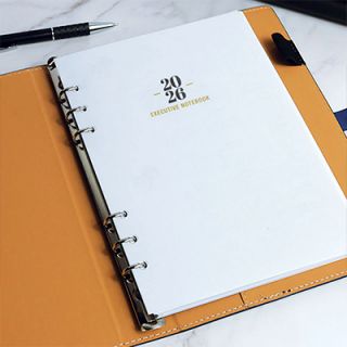 Orbit Motif PU Executive Notebook - A5 Size 11