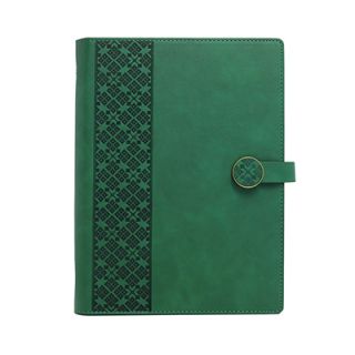 Orbit Motif PU Executive Notebook - A5 Size 06