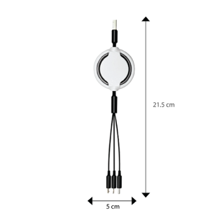 OREO 3-in-1 Retractable USB Cable 08