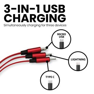 OREO 3-in-1 Retractable USB Cable 03