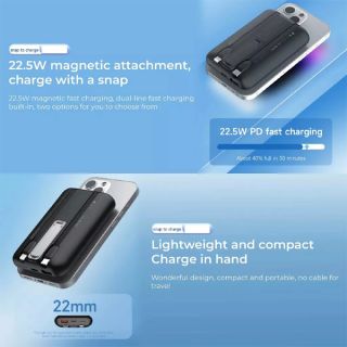 Original Pineng Branded PN-701PD Magnetic Wireless Power Bank - 10000mAh 04