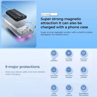 Original Pineng Branded PN-701PD Magnetic Wireless Power Bank - 10000mAh 05