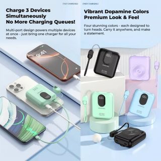 Original Pineng Branded PN-725PD Magnetic Wireless Power Bank - 10000mAh 06
