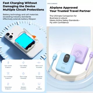 Original Pineng Branded PN-725PD Magnetic Wireless Power Bank - 10000mAh 03