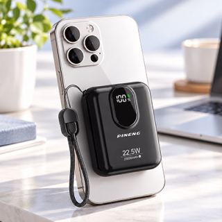 Original Pineng Branded PN-725PD Magnetic Wireless Power Bank - 10000mAh