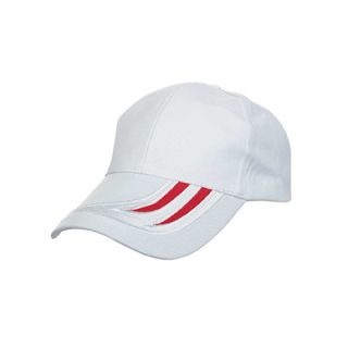 OS Baseball Cotton Brush Cap 200g 6 Panel with Stripe 03