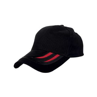 OS Baseball Cotton Brush Cap 200g 6 Panel with Stripe 06