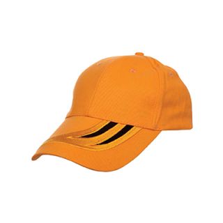 OS Baseball Cotton Brush Cap 200g 6 Panel with Stripe 07