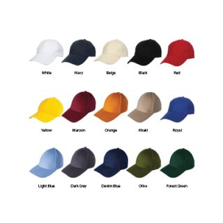 OS Baseball Cotton Brush Cap 210g 6 Panel 02