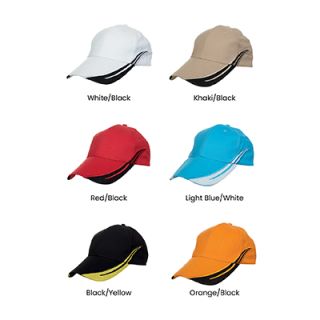OS Baseball Cotton Cap 200g 6 Panel with Curved Embroidery