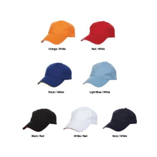 OS Baseball Sandwich Peak Polyester Cap 150g 6 Panel 02