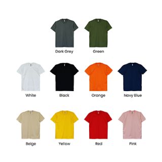 OS Combed Cotton Short Sleeve 190gsm T-Shirt 03