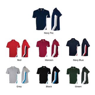OS CVC Honeycomb Cut & Sew 230gsm Polo Shirt V2