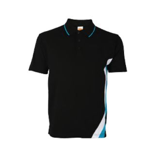 OS CVC Honeycomb Cut & Sew 230gsm Polo Shirt V2 05