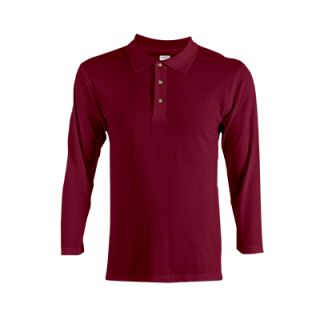 OS CVC Honeycomb Long Sleeve 230gsm Polo Shirt 05