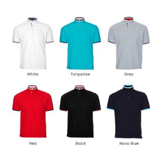 OS CVC Honeycomb Stand Collar 230gsm Polo Shirt 03