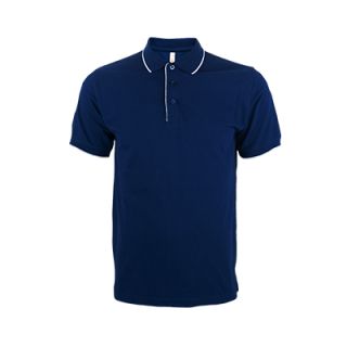 OS CVC Honeycomb Tipped Collar & Cuff 230gsm Polo Shirt 06