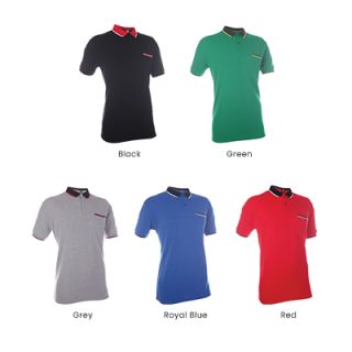 OS CVC Honeycomb Tipped Collar & Cuff 230gsm Polo Shirt V5