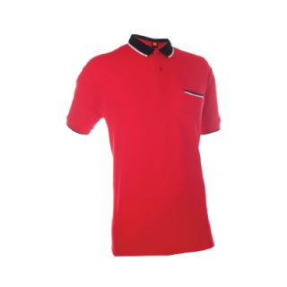 OS CVC Honeycomb Tipped Collar & Cuff 230gsm Polo Shirt V5 04