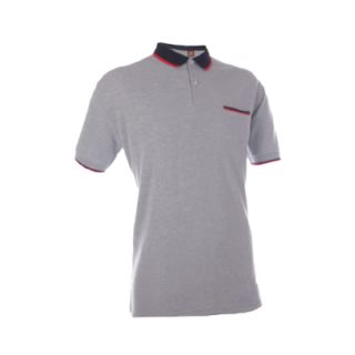 OS CVC Honeycomb Tipped Collar & Cuff 230gsm Polo Shirt V5 06