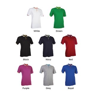 OS CVC Honeycomb Tipped Collar & Cuff 230gsm Polo Shirt V7