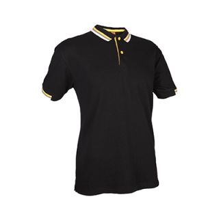 OS CVC Honeycomb Tipped Collar & Cuff 230gsm Polo Shirt V7 07