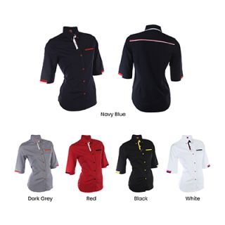 OS F1 Corporate Uniform 3/4 Sleeve 200gsm Shirt V6 03