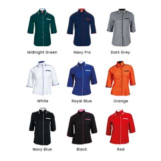 OS F1 Corporate Uniform 3/4 Sleeve 200gsm Shirt V8
