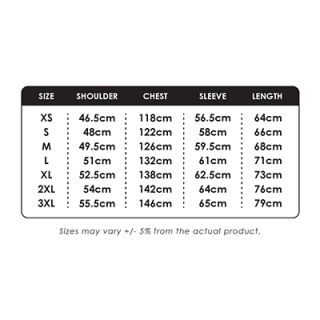 OS Full-Zip Windbreaker Long Sleeve 110gsm Jacket 06