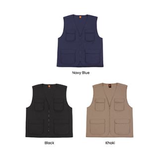 OS Polyester Canvas Zippered Vest